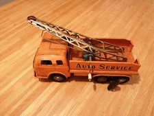 Ancien camion AUTO SERVICE en tôle JOUSTRA Ref 466 