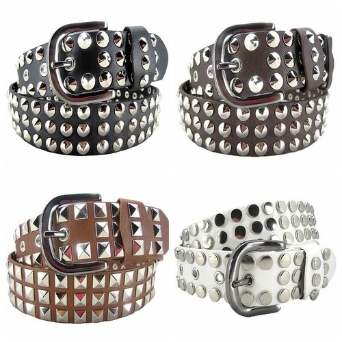 Ceinture cuir bondé à - ceinture, en