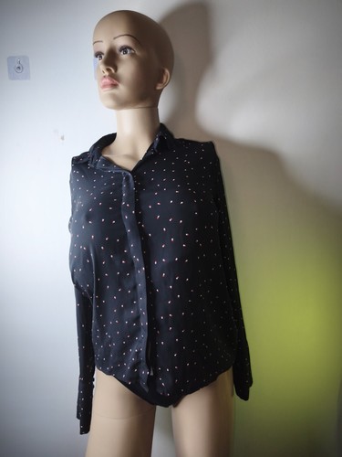 Chemise noire pois pimkie - À,