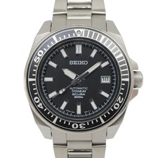 Montre automatique pour homme Seiko noire Samurai Diver Scuba 200 m SBDA001 t...