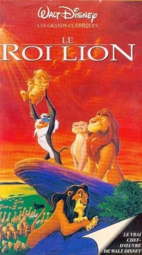 Vhs roi lion bon état - vhs,