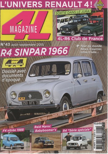 Magazine renault 4 - magazine, 43