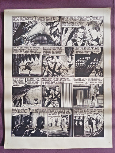 Planche originale raoul - originale,
