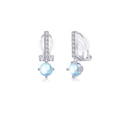 Boucle doreille clip pendantes