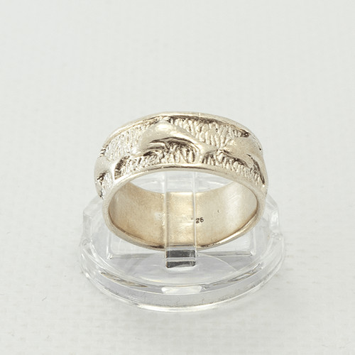Bague vintage large argent - bague, en