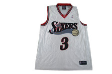 Maillot NBA rétro Sixers Philadelphie #3 Iverson