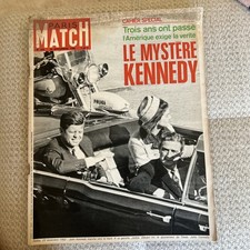PARIS MATCH N°920 26 NOVEMBRE 1966 LE MYSTERE KENNEDY DALLAS ASSASSINAT JFK A34