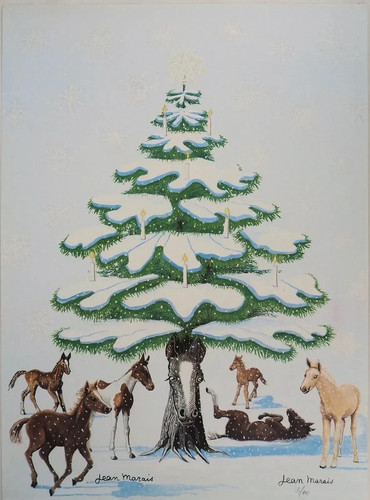 Jean marais sapin de noel - de,