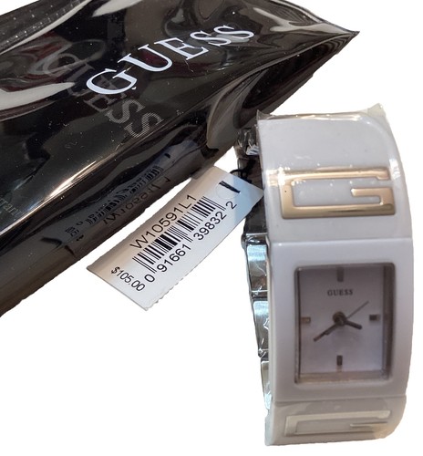 Guess white bracelet cuff - guess,
