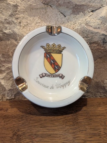 Ancien cendrier porcelaine