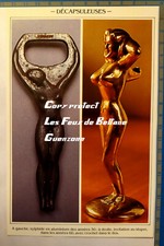 DECAPSULEUR EN FORME DE FEMME COUPE PAPIER document photo clipping