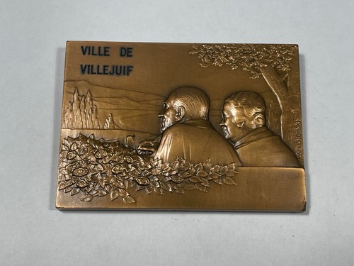 Médaille rectangulaire ville - médaille,