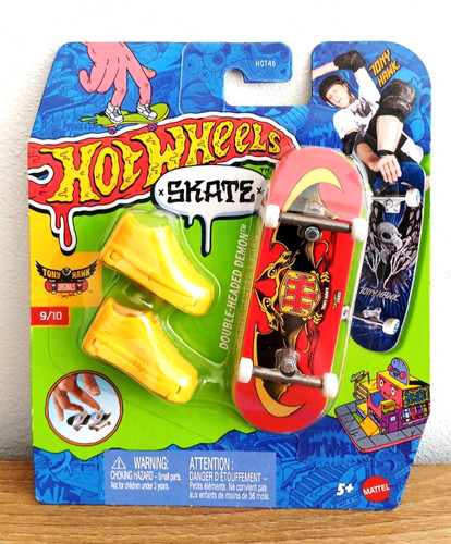 Hot wheels finger skate tony - hot,