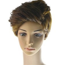 Perruques Homme Cheveux Raides Cosplay Perruque Hommes Beau Brun Blond