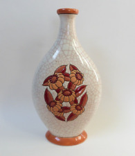 Vase céramique EMAUX DE LONGWY Art Déco Primavera vers 1930