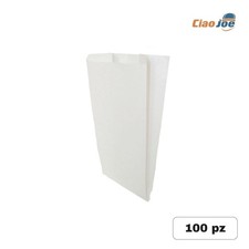 Sacs En Papier Blanc Kraft Pour Aliments Pain Bonbons Cadeau 100 Pz
