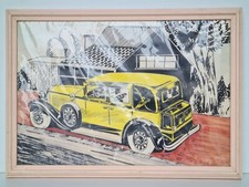 Tableau dessin original encre