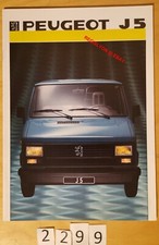 PEUGEOT J5 Prospectus Allemand 28 pages 1986 D
