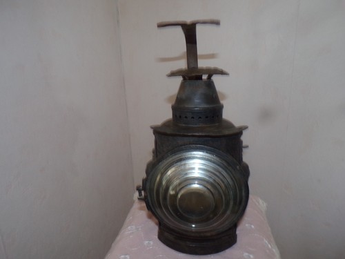 Ancienne lampe adlake - ancienne, "chemin