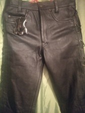 NEUF  Pantalon CUIR Moto
