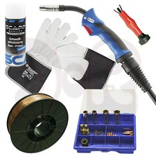 Binzel Mig/Mag Torche de Soudage MB Poignée 15 Ak en Lot 2, 3 - 5 M Paquet Tuyau