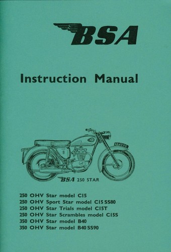 Manuel bsa c15 - manuel,