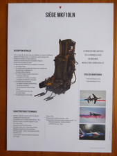 DOCUMENT SAFRAN MARTIN BAKER EJECTION SEAT MKF10LN ALPHA JET PATROUILLE FRANCE