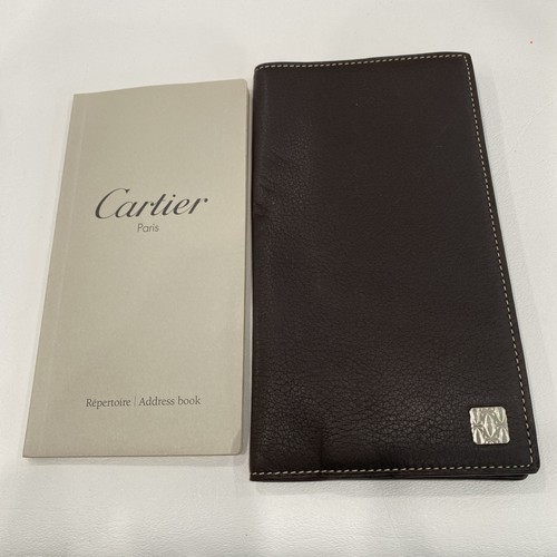 Cartier leather agenda - cartier,
