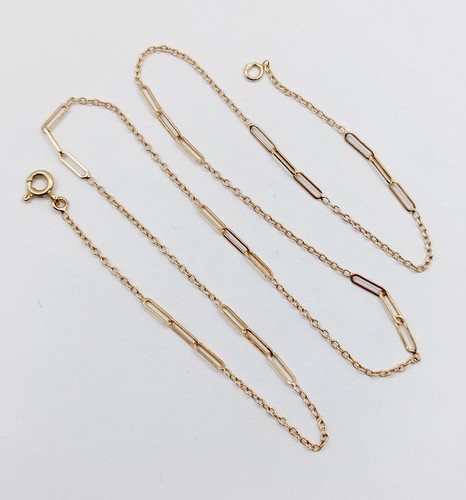 Chaine vintage 18k mailles - vintage, or