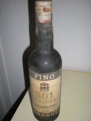 Vieille bouteille sherry - vieille,