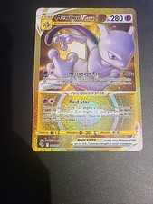 Carte Pokemon Mewtwo Vstar Full Art Gold