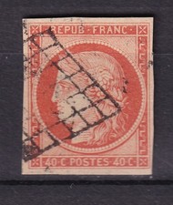 CERES N° 5 OBL  COTE 500€ / 2 SCANS 