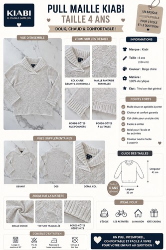 Pull maille garçon ans - maille,