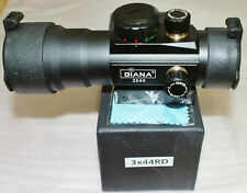 DIANA Lunette de Visée 3x44 Viseur Point Rouge ou Vert Rail 11-20mm  Chasse