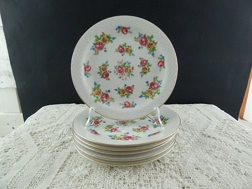 Antique service plat dessert - antique,