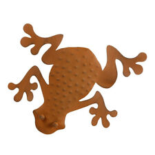 Déco Grenouille en Métal Châtain Figurine Décorative Décoration Murale de Jardin