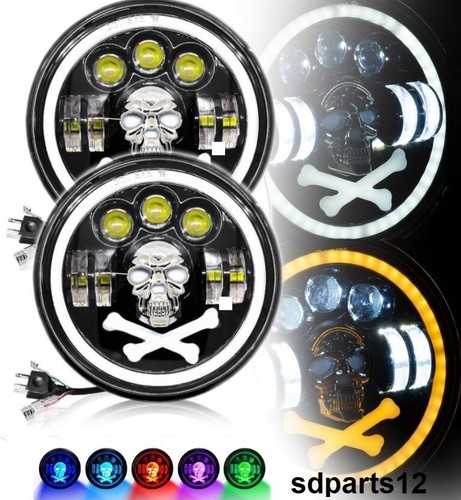 Phares avant led - phares, 75w