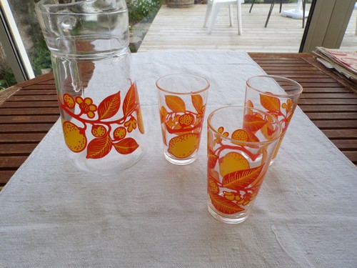 Service orangeade en verre - orangeade,