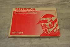 Honda XR70 XR 70 Manuel d'utilisateur owner manual