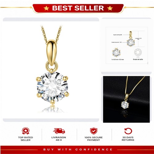 Collier pendentif solitaire
