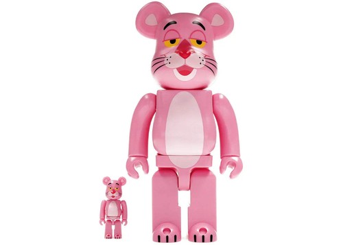 Bearbrick pink panther 100 - bearbrick,