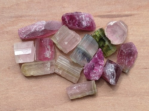 Tourmalines couleur - , du