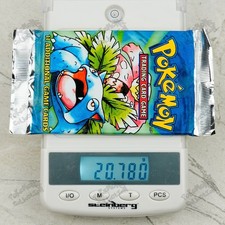 20.780g Venusaur art ! Pokemon Base Set Booster Pack TCG 4th print UK...