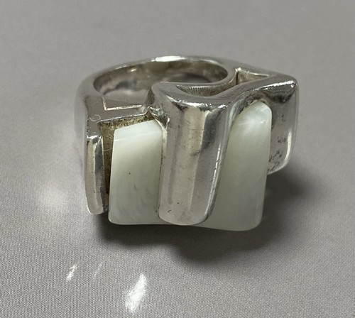 23gr bague tank argent - 23gr,