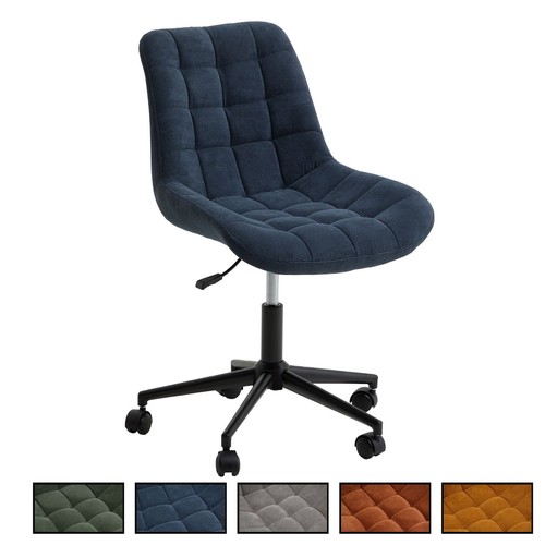 Chaise bureau velours - de,