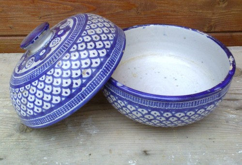 Ancien pot biscuit - pot, ou