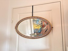 Ancien Miroir Ovale Mural
