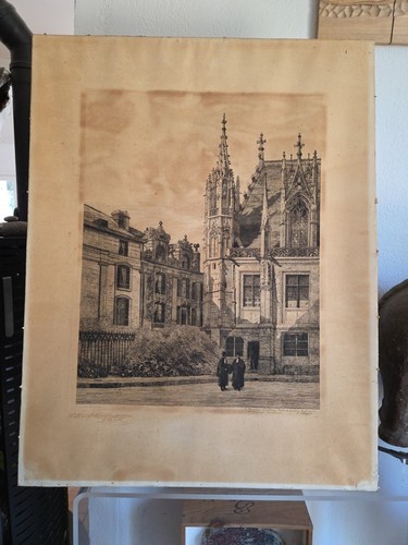 Grande gravure rouen - grande,