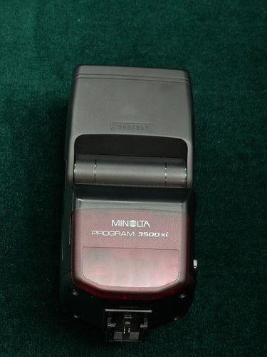Minolta program 3500xi flash - program, /flash