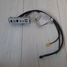 Medion front PCB 01 A/V Input Composite Audio USB Firewire Panel